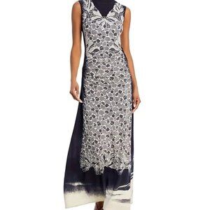 Simkhai CYANOTYPE PRINT Simkhai Aldina Lace Print Maxi Dress